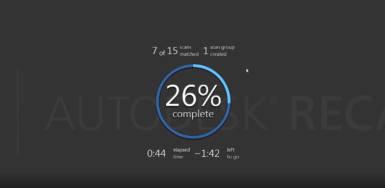 Лазерные сканирования в ReCap 