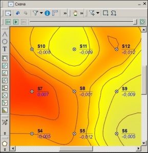Градиентская щаливка деформационной поверхности Кредо расчет деформаций.jpg