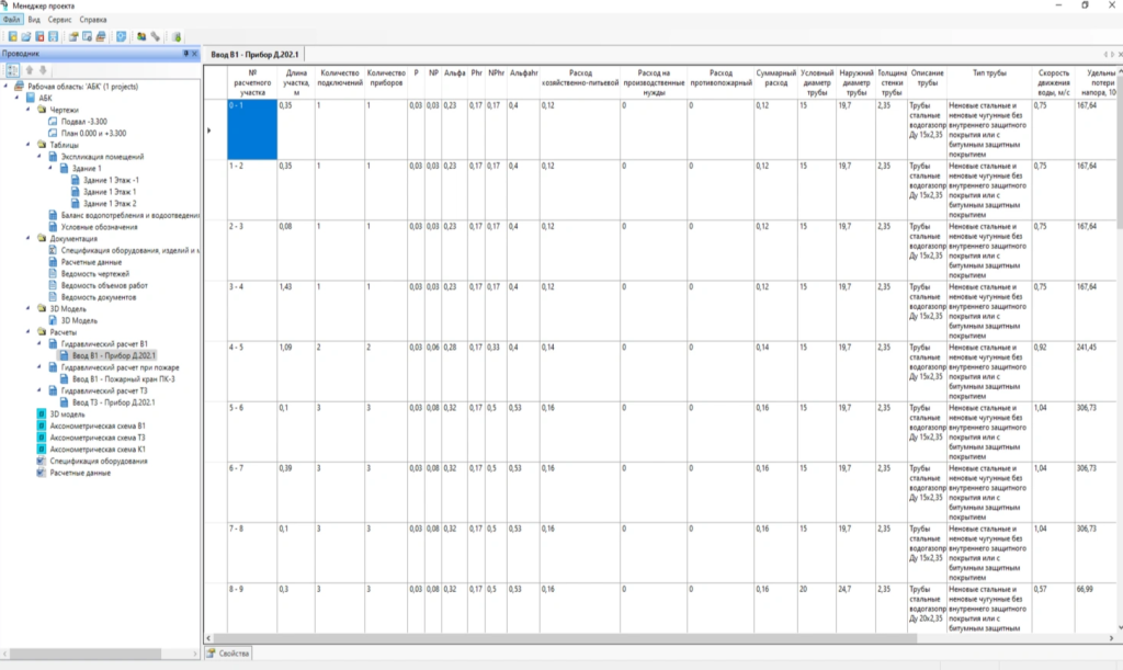 Nanocad BIM ВК Гидравлический расчет водоснабжения и канализации.png