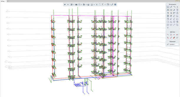 Renga проектирование системы водоснабжения.png Renga проектирование системы водоснабжения.png