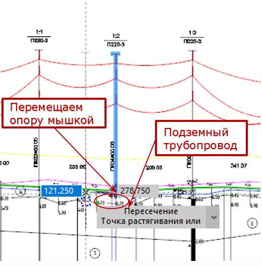 Model Studio CS ЛЭП Интерактивное поведение опор на профиле.jpg Model Studio CS ЛЭП Интерактивное поведение опор на профиле.jpg